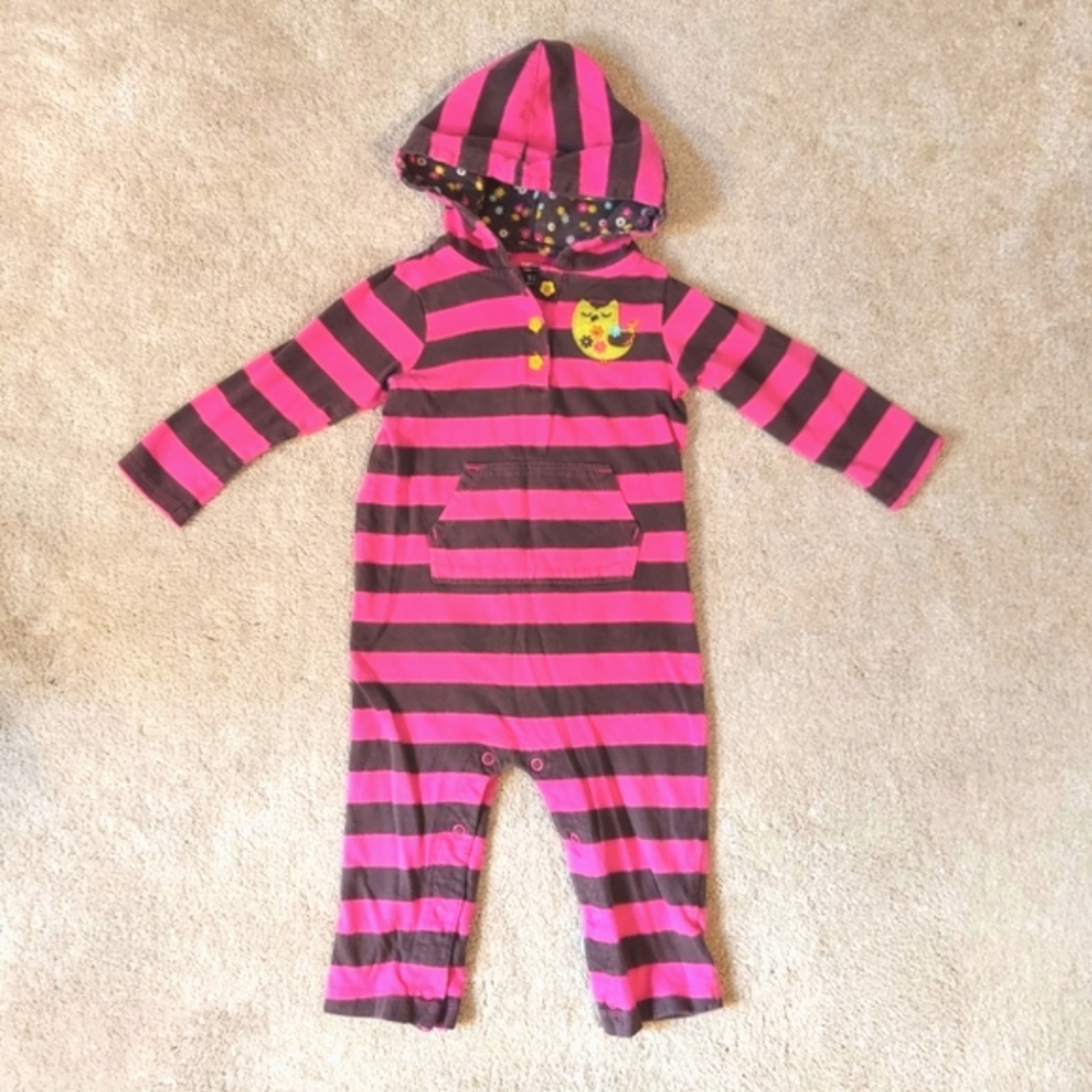 Hooded Long Sleeve Jumpsuit/Romper